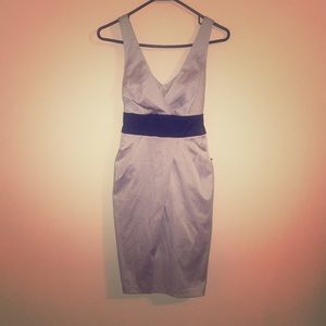 Semi-formal gray/silver dress